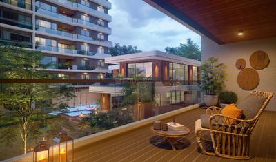Balcony Image of 1500 Sq.ft 3 BHK Apartment / Flat for sale in Samruddhi 60 Onyx, Gotri Vadodara for Rs. 10000000