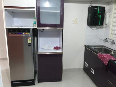 Kitchen Image of 1037 Sq.ft 2 BHK Apartment / Flat for rent in Gayatri Vaishnaoi Eternis, Metagalli Mysore for Rs. 30000