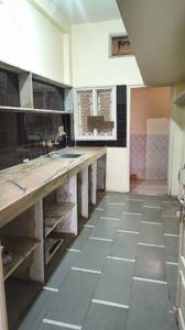 Kitchen Image of 700 Sq.ft 1 BHK Builder Floor for rent in Sudama Nagar Indore for Rs. 11000