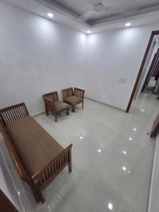 Hall Image of 400 Sq.ft 1 BHK Builder Floor for rent in Old Double Storey, Lajpat Nagar New Delhi for Rs. 25500