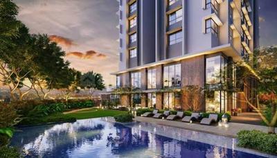 Image of 1397 Sq.ft 3 BHK Apartment / Flat for sale in Kalpataru Vienta Tower A, Kandivali East, Mumbai for Rs. 43600000
