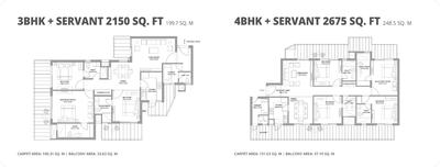 Image of 2000 Sq.ft 3 BHK Apartment / Flat for sale in Bestech Altura, Sector 79, Gurgaon for Rs. 29200000