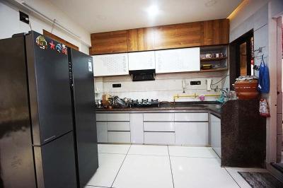 Kitchen Image of 2160 Sq.ft 3 BHK Apartment / Flat for sale in Rajvi Elegance, Nikol Ahmedabad for Rs. 11800000