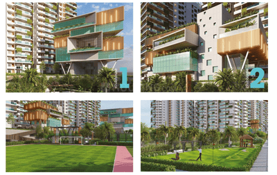 Image of 1375 Sq.ft 2 BHK Apartment / Flat for sale in Ananda The Drizzle, Narsingi, Hyderabad for Rs. 11800000