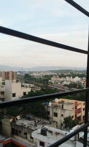 Balcony Image of 850 Sq.ft 2 BHK Apartment / Flat for rent in Sky Crest, Hadapsar Pune for Rs. 18000