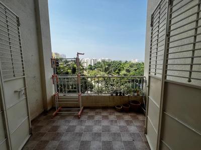 Balcony Image of 1083 Sq.ft 2 BHK Apartment / Flat for rent in Welworth Tinseltown, Bavdhan Pune for Rs. 38000