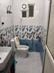 Bathroom Image of 450 Sq.ft 2 BHK Builder Floor for sale in Mandawali New Delhi for Rs. 3800000