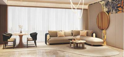 Hall Image of 2250 Sq.ft 3 BHK Apartment / Flat for sale in Chandarana The Aayansh, Adalaj Gandhinagar for Rs. 10500000