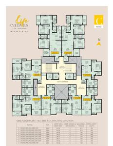 Image of 980 Sq.ft 2 BHK Apartment / Flat for sale in Vighnaharta Life Canvas, Mamurdi, Pune for Rs. 5700000
