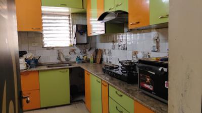 Kitchen Image of 1800 Sq.ft 4 BHK Apartment / Flat for sale in NBCC Vibgyor Towers, New Town Kolkata for Rs. 18000000