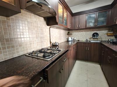 Kitchen Image of 2500 Sq.ft 2 BHK Builder Floor for rent in Hauz Khas New Delhi for Rs. 100000