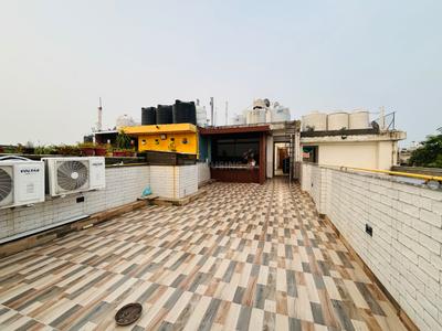 Terrace Image of 500 Sq.ft 1.5 BHK Builder Floor for rent in Malviya Nagar New Delhi for Rs. 42000