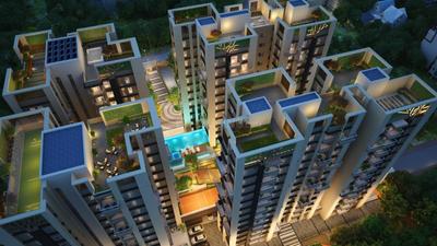 Image of 1027 Sq.ft 3 BHK Apartment / Flat for sale in Eden The Forest, Paikpara, Kolkata for Rs. 14000000