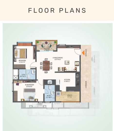Tiara Bachupally Floor Plan 1