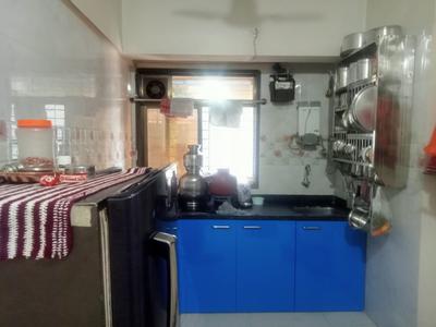 Kitchen Image of 600 Sq.ft 1 BHK Apartment / Flat for sale in Thane West Thane for Rs. 9000000