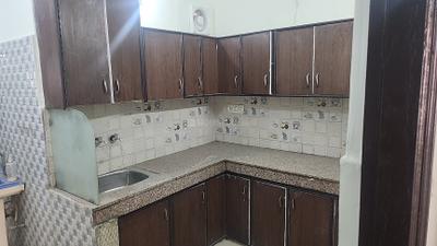 Kitchen Image of 600 Sq.ft 1.5 BHK Apartment / Flat for sale in Uttam Nagar New Delhi for Rs. 3300000