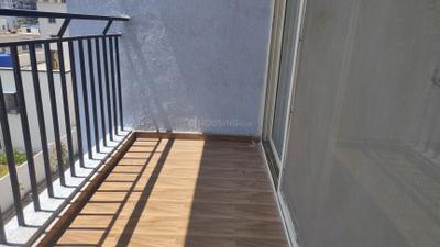 Balcony Image of 600 Sq.ft 1 BHK Apartment / Flat for rent in Karma Rejoice, Undri Pune for Rs. 13500