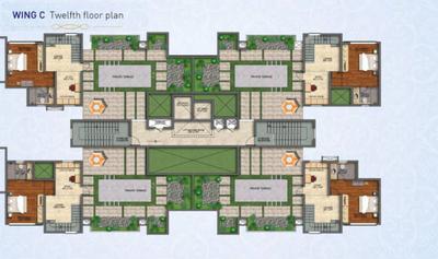Image of 2475 Sq.ft 4 BHK Apartment / Flat for sale in Puravankara Somerset House, Guindy, Chennai for Rs. 45000000