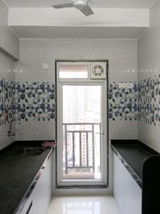 Kitchen Image of 525 Sq.ft 1 BHK Apartment / Flat for rent in Raunak Bliss, Kasarvadavali Thane for Rs. 19000