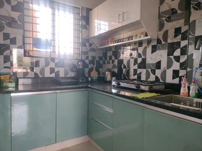 Kitchen Image of 650 Sq.ft 1 BHK Apartment / Flat for rent in Brookefield Bengaluru for Rs. 31000