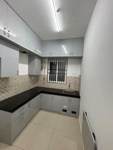 Kitchen Image of 918 Sq.ft 3 BHK Apartment / Flat for rent in Urbanrise Revolution One, Padur Chennai for Rs. 28000