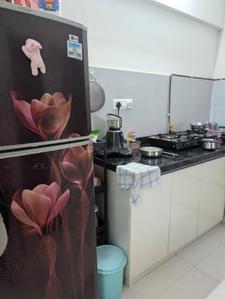 Kitchen Image of 1100 Sq.ft 2 BHK Apartment / Flat for rent in Chaphalkar Elina Living Wing C And D, Mohammed Wadi Pune for Rs. 35000
