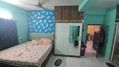Bedroom Image of 1270 Sq.ft 3 BHK Apartment / Flat for rent in Krishna Apartment, Airport Gate no. 1 Kolkata for Rs. 20000