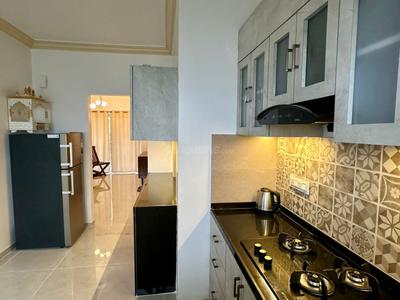 Kitchen Image of 750 Sq.ft 1 BHK Apartment / Flat for rent in Mapusa Goa for Rs. 40000