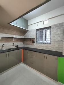 Kitchen Image of 600 Sq.ft 1 BHK Apartment / Flat for rent in New Tippasandra Bengaluru for Rs. 24000