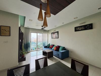 Hall Image of 1420 Sq.ft 3 BHK Apartment / Flat for rent in Sheth Vasant Lawns, Thane West Thane for Rs. 79999