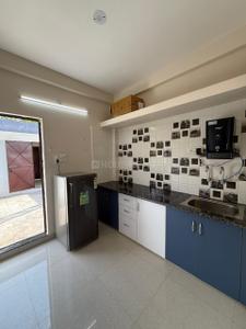 Kitchen Image of 450 Sq.ft 1 RK Apartment / Flat for rent in Mahalakshmi Nagar Indore for Rs. 13000