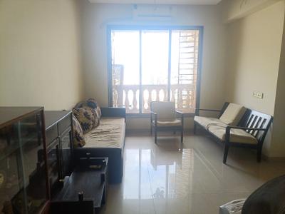 Living Room Image of 1000 Sq.ft 2 BHK Apartment / Flat for rent in Lakhani Blue Waves, Ulwe Navi Mumbai for Rs. 45000