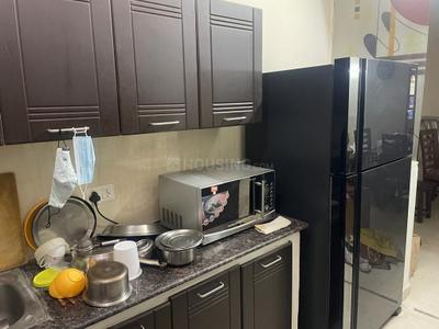 Kitchen Image of 550 Sq.ft 1 BHK Apartment / Flat for rent in The Antriksh Kanball 3G, Sector 77 Noida for Rs. 26000