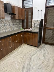 Kitchen Image of 1300 Sq.ft 2 BHK Builder Floor for rent in Ramnagariya Jaipur for Rs. 17000
