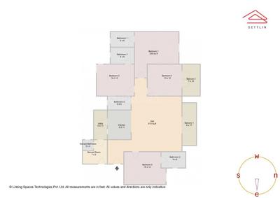 Image of 2450 Sq.ft 4 BHK Apartment / Flat for sale in Purva Whitehall by Puravankara Limited, Harlur, Bengaluru for Rs. 45000000