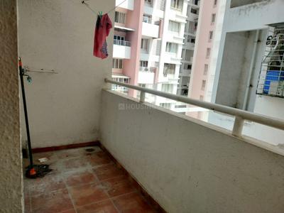 Balcony Image of 1050 Sq.ft 2 BHK Apartment / Flat for rent in Kumar Piccadilly, Tathawade Pune for Rs. 51000