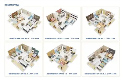 Image of 1032 Sq.ft 2 BHK Apartment / Flat for sale in Balaji Green Exotica, Danapur, Patna for Rs. 6192000