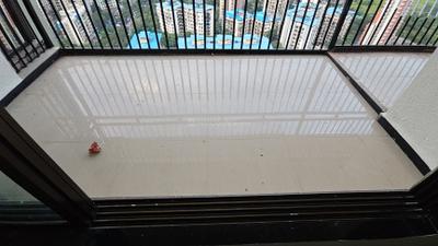 Living Room Image of 1050 Sq.ft 3 BHK Apartment / Flat for rent in Kalwa Thane for Rs. 35000