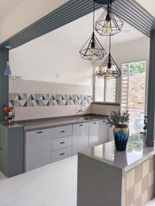 Kitchen Image of 1652 Sq.ft 3 BHK Apartment / Flat for sale in Nirmitee Serenora Wing A, Bhugaon Pune for Rs. 11000000