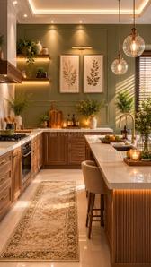 Kitchen Image of 4869 Sq.ft 4 BHK Independent House for sale in Thaltej Ahmedabad for Rs. 70000000