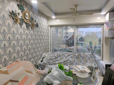 Living Room Image of 1250 Sq.ft 2 BHK Apartment / Flat for rent in Satyam Mayfair, Ulwe Navi Mumbai for Rs. 49500