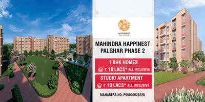 Image of 650 Sq.ft 2 BHK Apartment / Flat for sale in Palghar, Mumbai for Rs. 3100000