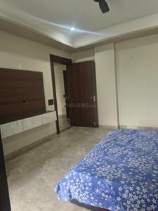 Bedroom Image of 1200 Sq.ft 1 BHK Builder Floor for rent in Sector 43 Noida for Rs. 33000