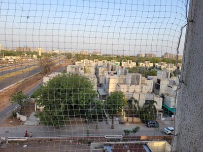 Balcony Image of 1000 Sq.ft 2 BHK Apartment / Flat for rent in Sheetal Vedika E Series, PDPU Road Gandhinagar for Rs. 19000