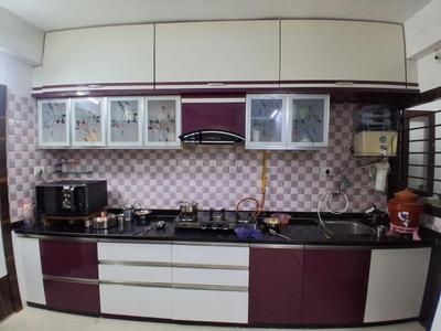 Kitchen Image of 1890 Sq.ft 3 BHK Apartment / Flat for sale in Sunflower Heights, Kudasan Gandhinagar for Rs. 9500000