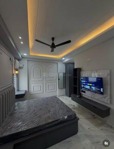 Bedroom Image of 600 Sq.ft 1 RK Builder Floor for rent in DLF Independent Floors, DLF Phase 3 Gurgaon for Rs. 22500