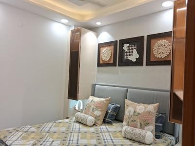 Bedroom Image of 540 Sq.ft 2 BHK Builder Floor for rent in Dwarka Mor New Delhi for Rs. 23000