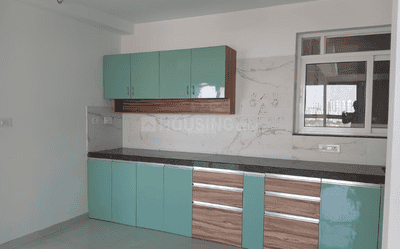 Kitchen Image of 1420 Sq.ft 3 BHK Apartment / Flat for sale in Goel Ganga Serio E F Building, Kharadi Pune for Rs. 18500000
