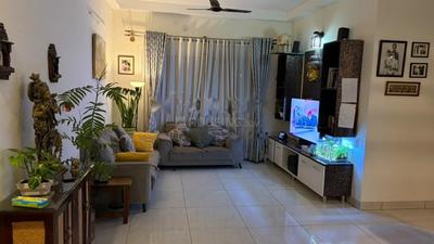 Hall Image of 1500 Sq.ft 3 BHK Apartment / Flat for rent in Prestige Park Square, Gottigere Bengaluru for Rs. 65000