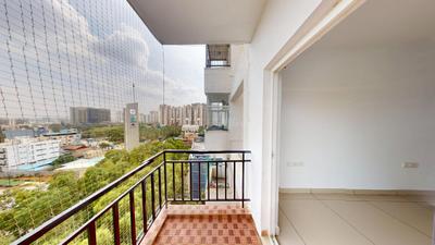 Balcony Image of 1549 Sq.ft 3 BHK Apartment / Flat for sale in Candeur Rise, Varthur Bengaluru for Rs. 14800000